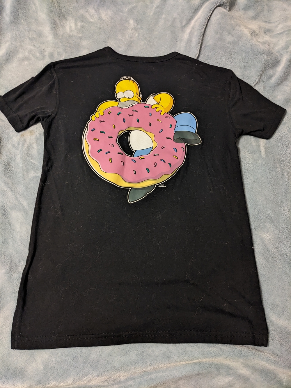 The Simpsons Homer Eating A Donut